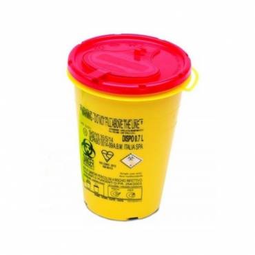 Contenedor de Agujas G72 con Ventosa 0,7 litros Larident 10 uds